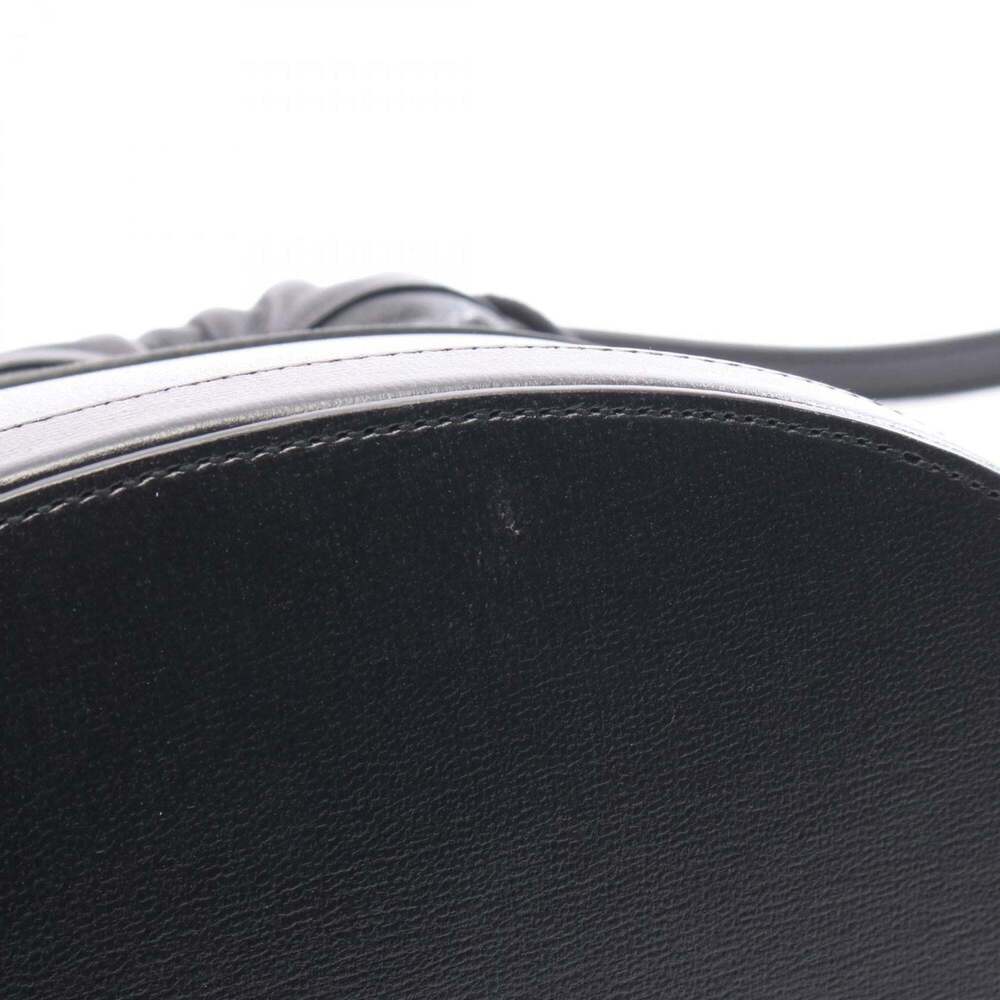 GUCCI Black Leather Horsebit Shoulder Bag - Picture 6 of 7
